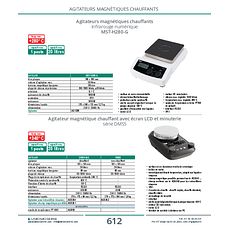 Agitateurs magnétiques chauffants infrarouge numérique MS7-H280-G