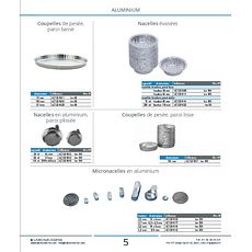 Micronacelles en aluminium