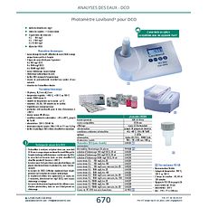 Photomètres Lovibond® pour DCO