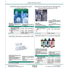 Réactif en poudre pour dosage du chrome hexavalent (Cr VI)