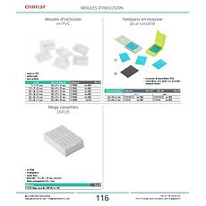 Moule d'inclusion en PVC