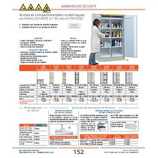 Coffres compartimentées multirisques certifiées EN14470-1 / 30 minutes et FM 6050