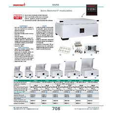 Bains Memmert® modulables