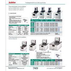 Thermostats à circulation Série MAGIO