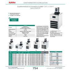 Cryothermostats à circulation JULABO® -50°C à +200°C Série CORIO CP
