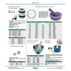 Mortiers et pilon en acier inox
