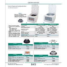 Centrifugeuse polyvalente à basse vitesse, écran LCD