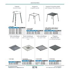 Toile métallique avec centre en acier inox