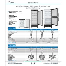 Congélateur avec technologie de mousse LBA -40°C gamme Bio Memory