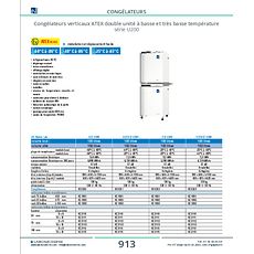 Congélateurs verticaux ATEX double unité à basse et très basse température série U200 