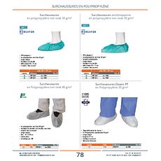 Surchaussures en PP non tissé