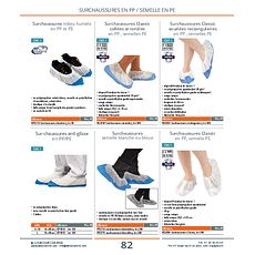 Sur-chaussures anti-glisse en PP/PE