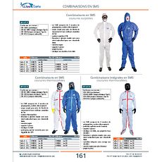 Combinaisons intégrales en SMS coutures thermocollées