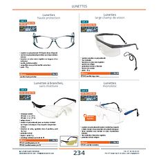 Lunettes monobloc