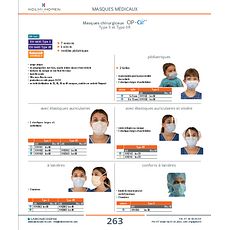 Masques chirurgicaux Type II pédiatriques