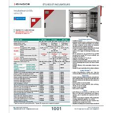 Incubateurs à CO2 série CB
