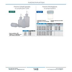 Flacons compte-gouttes en polyéthylène LDPE