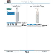 Flacons vaporisateurs avec atomiseur