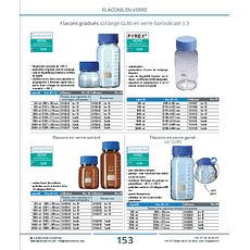 Flacons gradués col large GL80 - DURAN®