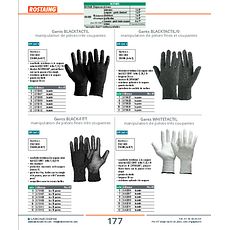 Gants BLACKTACTIL pour la manipulation de pièces très coupantes
