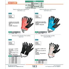Gants de manutention fine tactiles MAXTOP