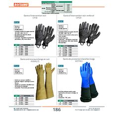 Gants d'intervention noir OPSB