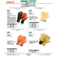 Gants de jardinage étanches VISIBLE