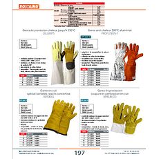 Gants de protection coupure et perforation en cuir RIPEUR/CO