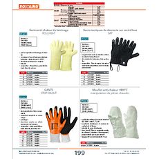 Gants tactiques de descente sur corde lisse SAP