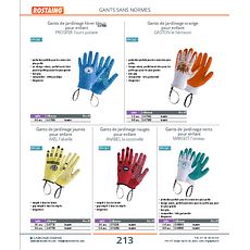 Gants de jardinage jaunes pour enfant AXEL l'abeille