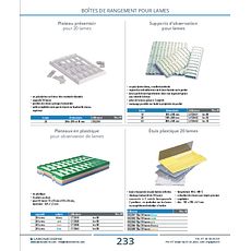Plateau présentoir de lames