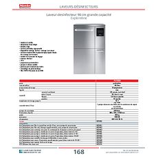 Laveur-desinfecteur 90 cm grande capacité Exploreline