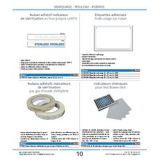 Etiquettes adhésives multi-usage sur ruban