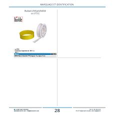 Ruban d'étanchéité en PTFE