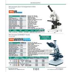 Microscopes de laboratoire 1000x