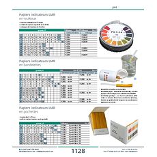 Papiers indicateurs LMR en pochettes