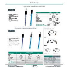 Electrodes mV (redox) à combiner - BPT1 