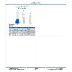 Lavage de pipettes et burettes