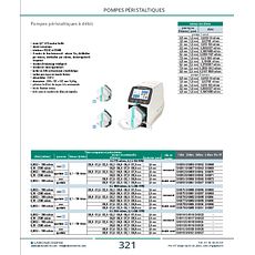 Pompes péristaltiques à débit