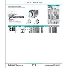 Pompe péristaltique 0 à 3100 ml/min, 0,1 à 600 RPM