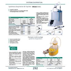 Systèmes d'aspiration de liquides
