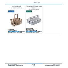 Porte-flacons en polypropylène
