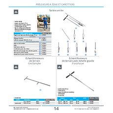 Echantillonneurs de terrain GeoSampler