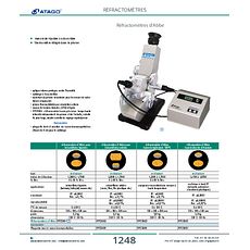 Réfractomètre d'Abbe pour échantillons liquides