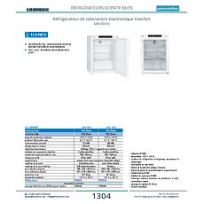 Réfrigérateur de laboratoire électronique Comfort Mediline