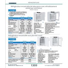 Réfrigérateur encastrable sous plan de travail performance