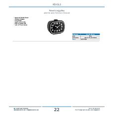 Réveil à aiguilles alarme avec fonction Snooze