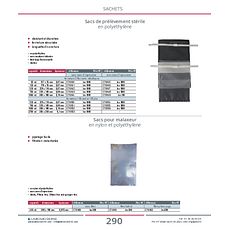 Sacs pour malaxeur en nylon et polyéthylène