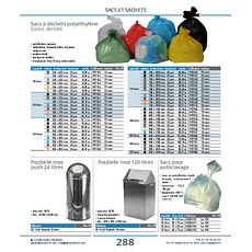 Sacs à déchets Polyéthylène basse densité