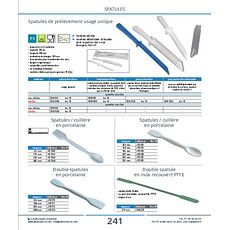 Double spatules en porcelaine